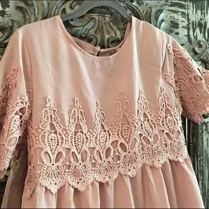 Blush Pink Maternity Dress NWT